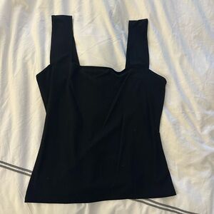 Reformation Elegant Black Blouse